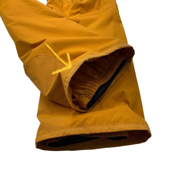 The North Face Womens Freedom Insulated Pant L Timber Tan Snow Pants Snowboard - Picture 7 of 12